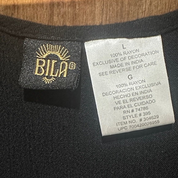 Bila Black Midi  Dress - Picture 2 of 3